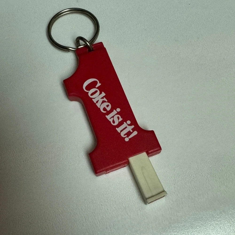 Coca Cola Number 1 One Keychain  Hidden‎ Mini Pen Does not Work Key Ring Fob